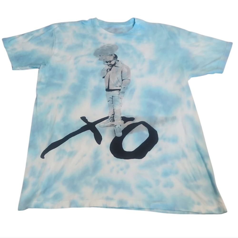 Nav x Virgil Abloh "Sketches" Tee Custom Tie-Dyed Graphic T-Shirt